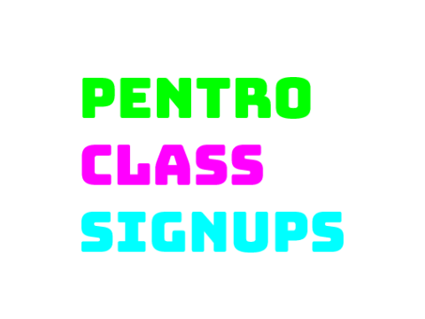 Pentro Class Signups remix