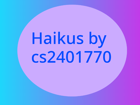 Haikus