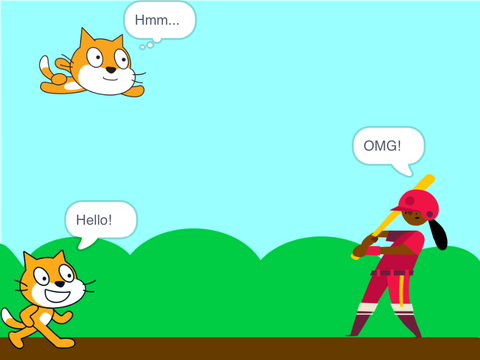 flying cat and walking on feet cat