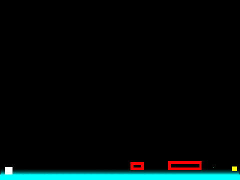 Glow Platformer but you can see your player