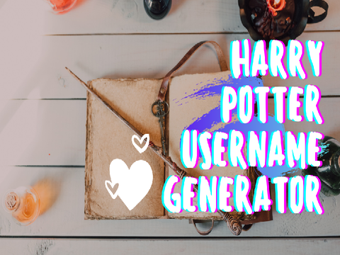 ✦ ┋Harry Potter Username Generator ˊˎ- 