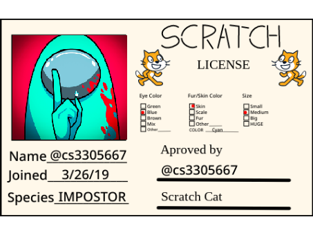 My Scratch License! (Remix if u want)