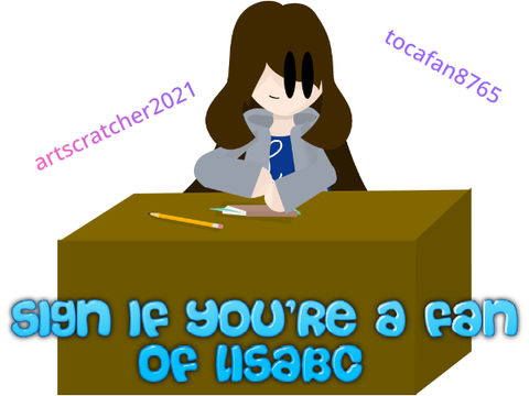 Sign if you're a fan of lisabc! 