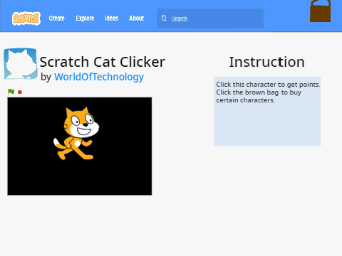 Scratch Cat Clicker !!