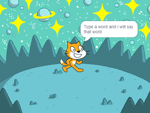 The talking cat.