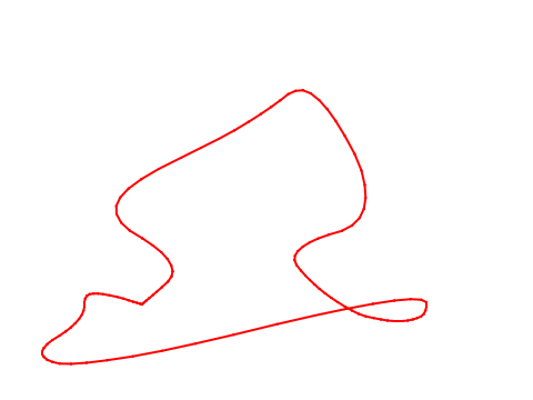 Polyline smoothing (hotpoints algorithm)