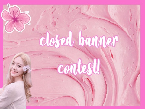 ╰┈➤ closed banner contest! ´ˎ˗