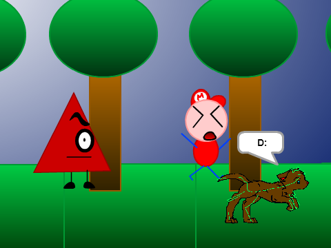 Add yourself running from Evil Triangle!!! remix