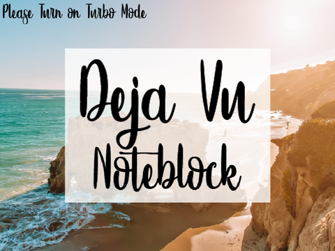 Deja Vu Noteblock - SGT Audition