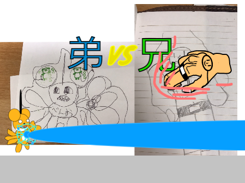 【格ゲー】一人プレイ用　　VSネズミ　レベル　不可能　　【兄弟がそれぞれ別々に考えたキャラを戦わせてみた　改良版】 