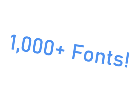 1000+ More Scratch Fonts!