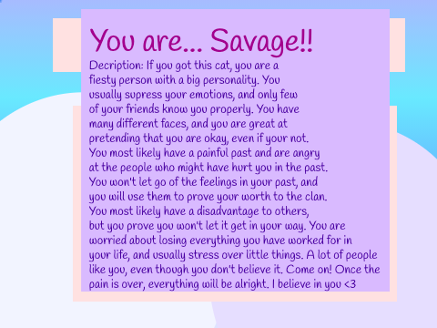 Which of my OCs are you? (MIS and TFCRP)