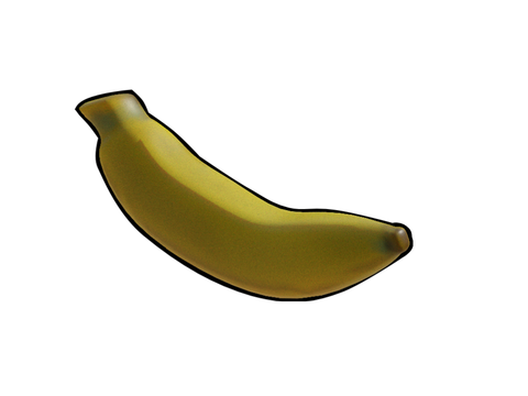 a beautiful image of a banana.