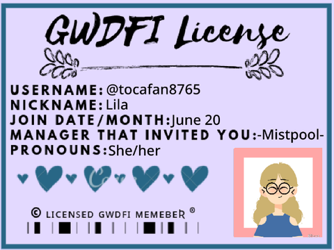 • GWDFI member license template • remix