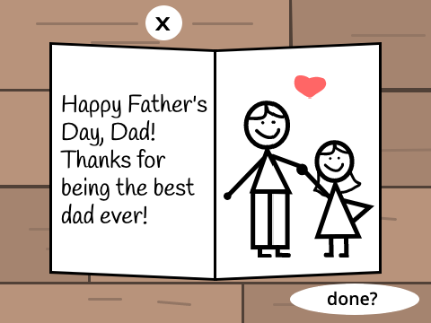 > Father's Day Card Maker! <