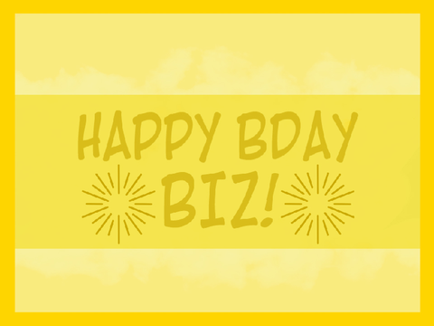 HAPPY BIRTHDAY BIZ