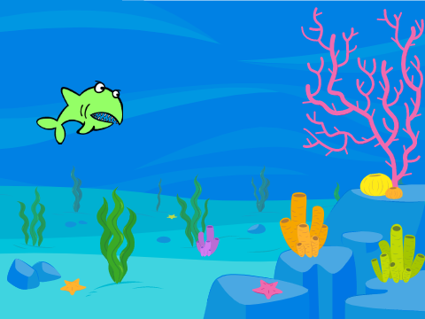 Mealtime for Sharky