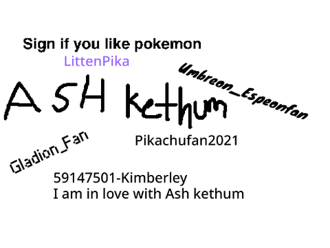 Sign if you like Pokemon! remix remix remix remix