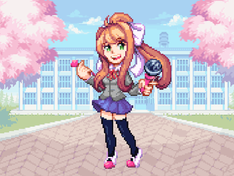 Monika (Friday Night Funkin') DDLC