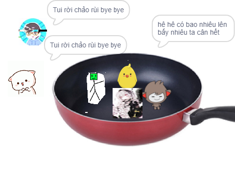 2 ng ra khỏi chảo