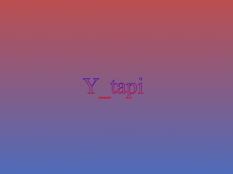 Y_tapiのイントロ