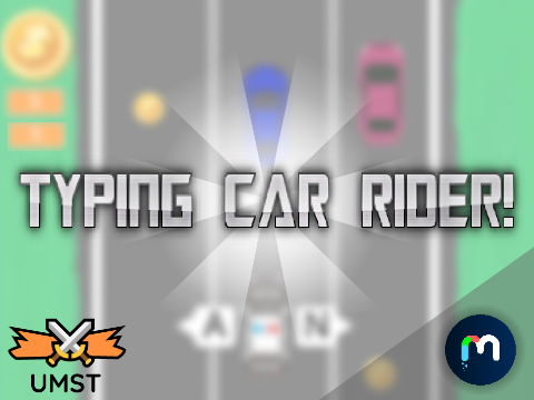 Typing Car Rider! // a top-down typing car game!  #games #all