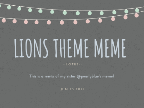 lion's theme|| meme remix