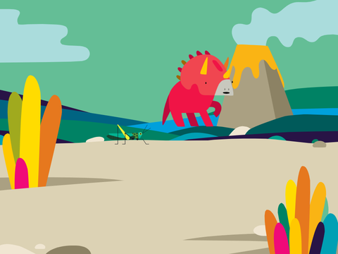 Colleen's Dinosaur Chase Game remix