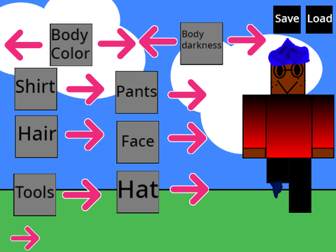 ROBLOX character creator (W.I.P)