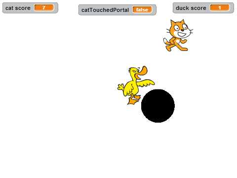 Cat and Duck tag