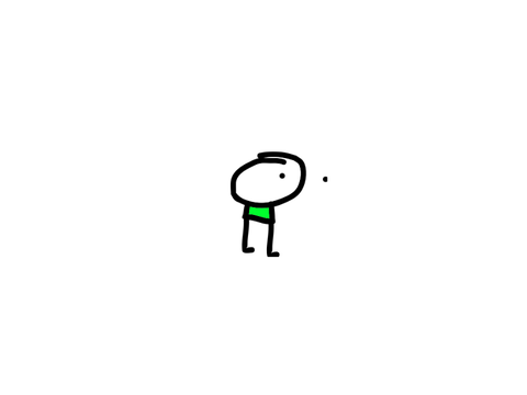 Funne littl man fads awey