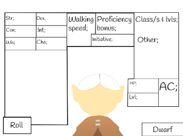 Mobile friendly D&D PC/NPC builder