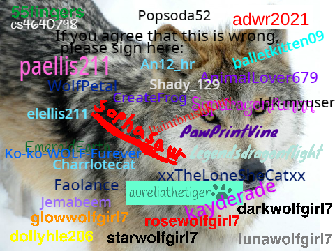 Sign To Stop Wolf Hunting!!! remix