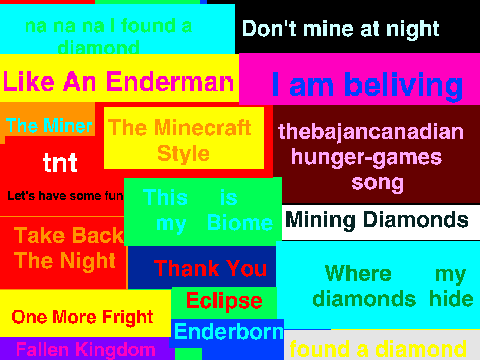 minecraft songs