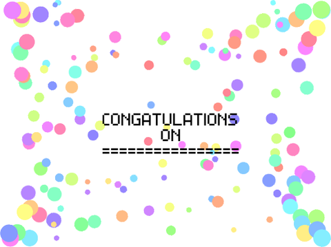 Make your own congrats card!