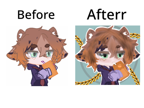 I tried to do a Gacha edit with my new oc- aa