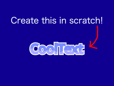 Cooltext tutorial (Scratch)