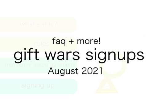 [backups open] ⚓ Gift Wars 2021 (battle of the beaches)