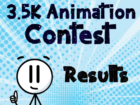 RESULTS || 3.5K Animation Contest || Prize givers come! || #animations