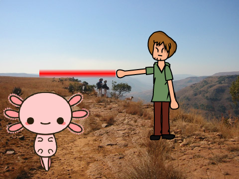 Shaggy vs Axolotl Battle