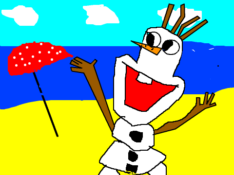 Frozen Olaf  backdrop contest remix remix