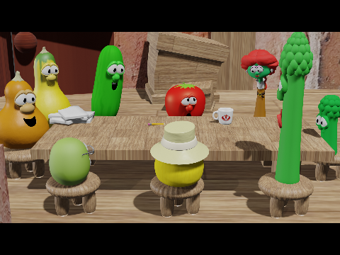the president of the veggietales fan club