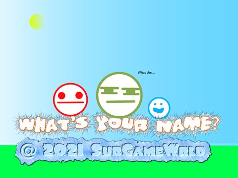 ＷＨＡＴＳ ＹＯＵＲ ＮＡＭＥ?