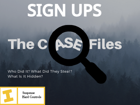 The Case Files: Sign-Ups CLOSED!!!