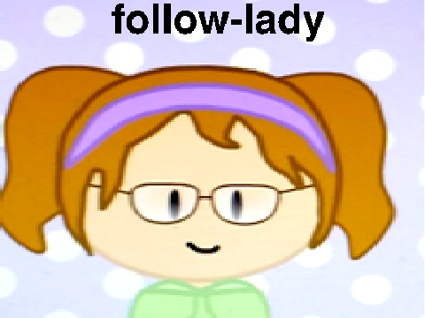 Talk to follow-lady