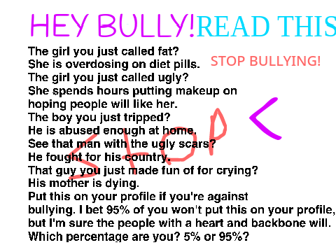 Anti-Bully STOP BULLY big X on bullies remix-2 remix