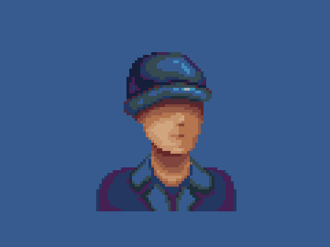 Soldier Portrait Pixel art