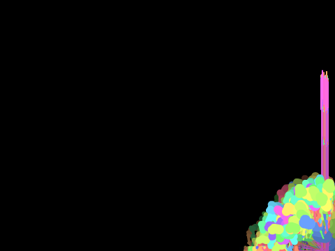 Colorful Nuclear Explosen 