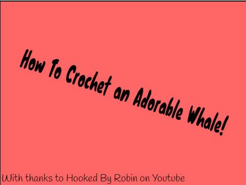 How to crochet an Amigurumi Whale!