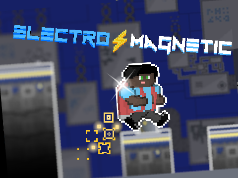 ⚡ ELECTROMAGNETIC - scrolling platformer #games